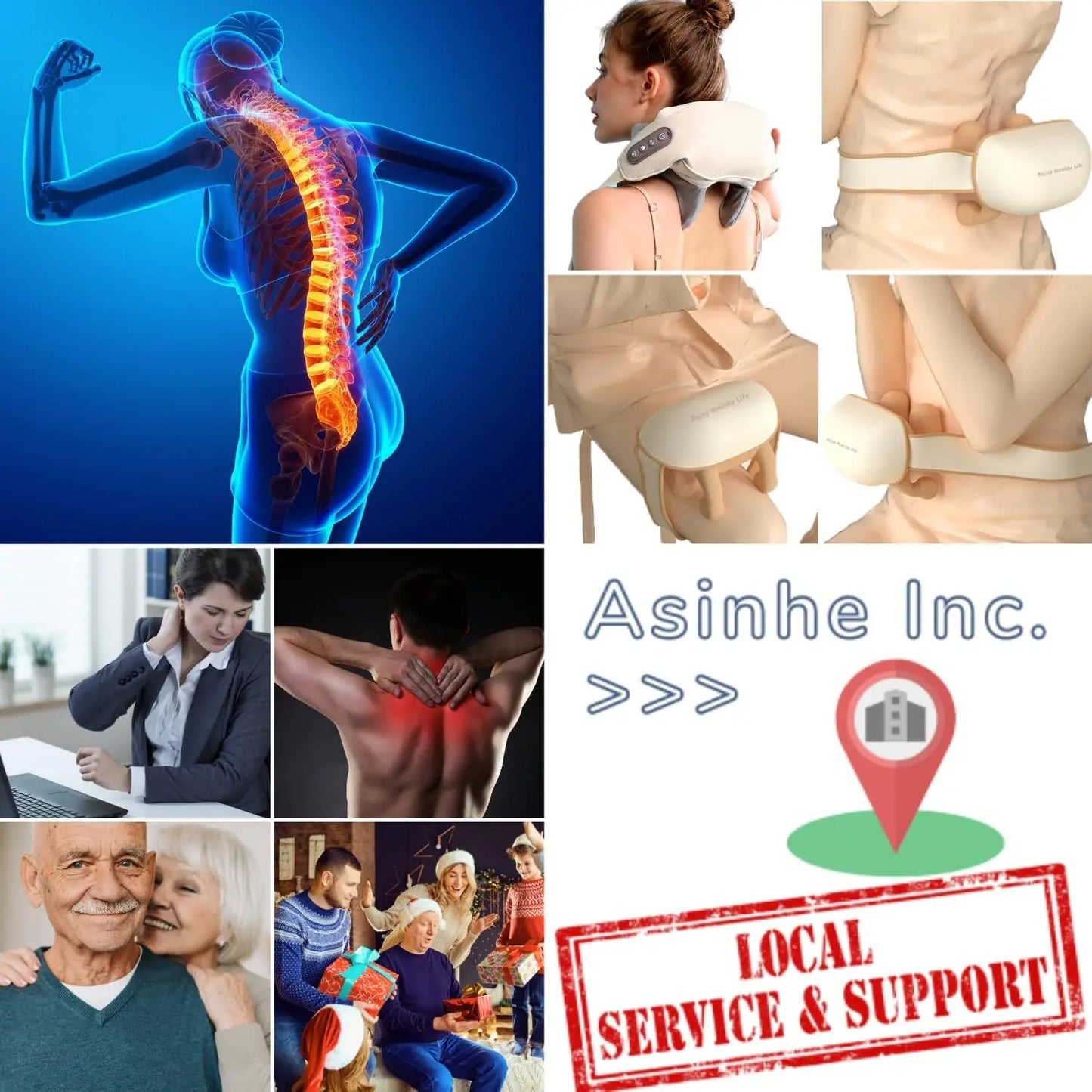 Neck & Shoulder Deep Tissue Massager – Professional Relief at the Press of a Button