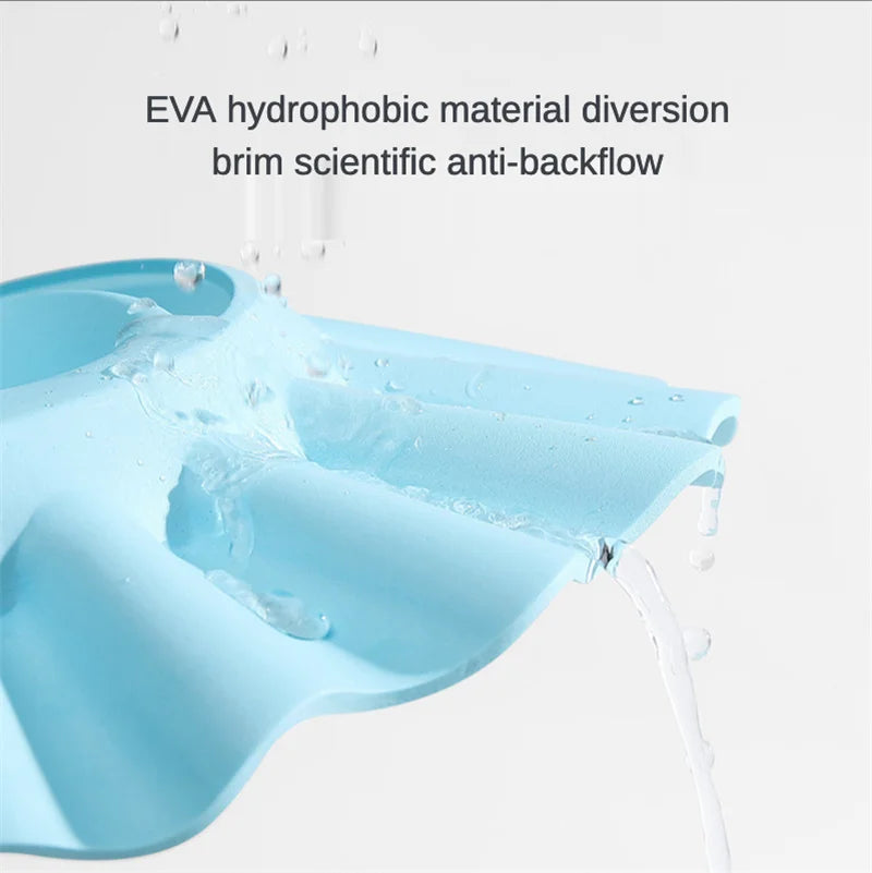 Baby Shower Soft Cap – Adjustable Waterproof