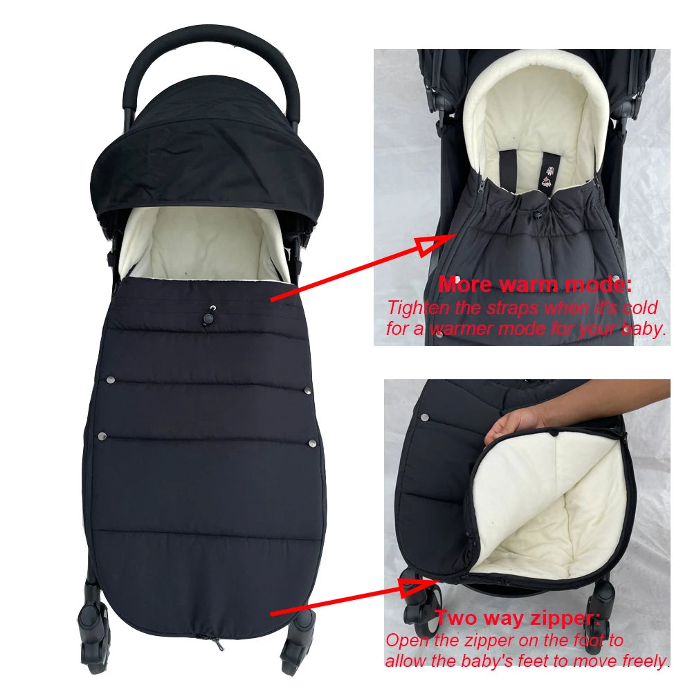 Universal Pushchairs Footmuff – Soft Lining and All-Season Comfort for Strollers and Prams