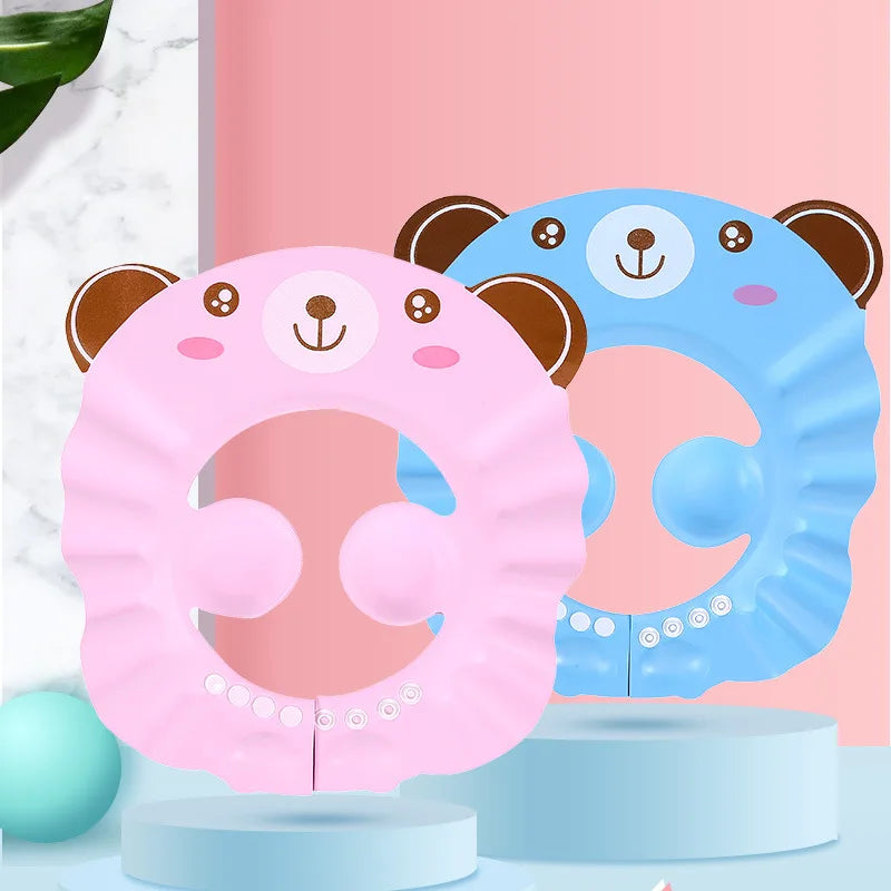 Baby Shower Soft Cap – Adjustable Waterproof