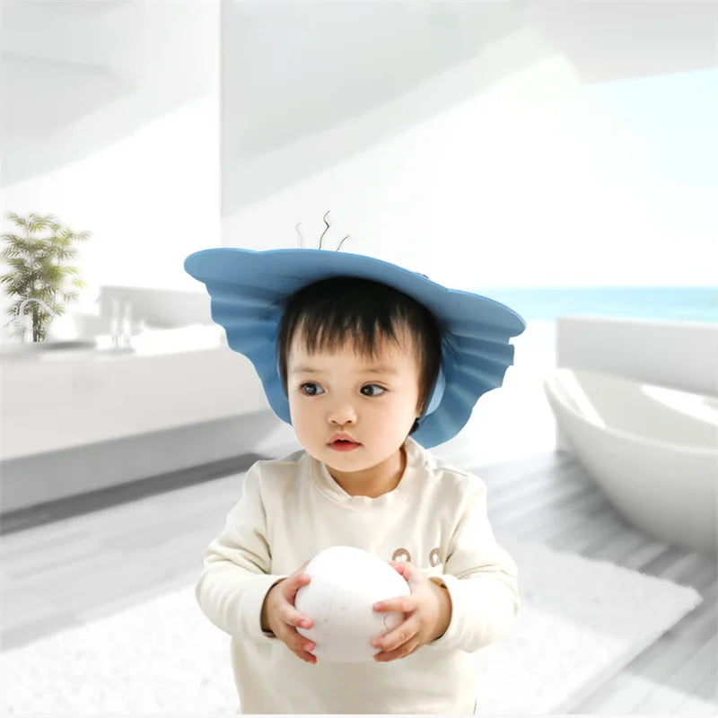 Baby Shower Soft Cap – Adjustable Waterproof