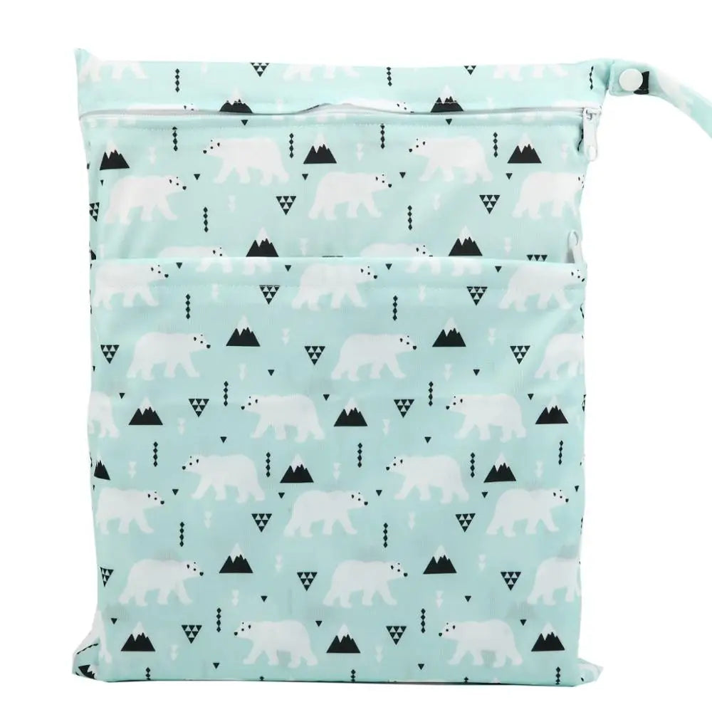 Waterproof Reusable Baby Diapers Bags