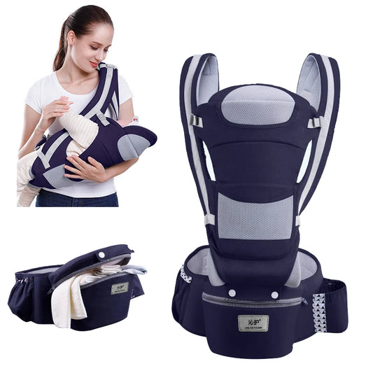 Ergonomic Baby Carrier Backpack – 7-in-1 Hipseat
