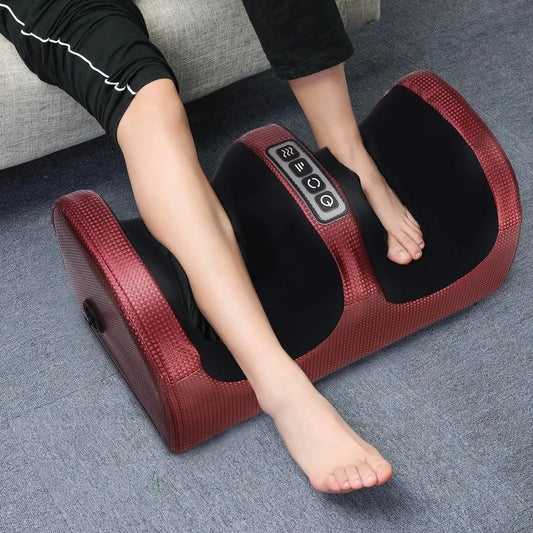 Electric Foot Massager Deep Tissue Relax Heated Roller