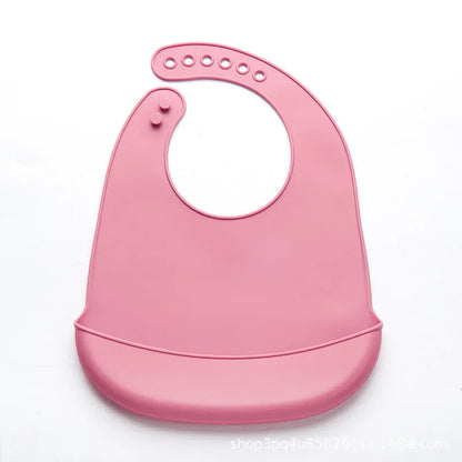 Waterproof Soft Baby Bibs – Silicone & BPA-Free for Mess-Free Mealtimes