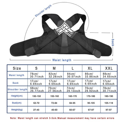 Adjustable Posture Corrector Belt Lumbar Support