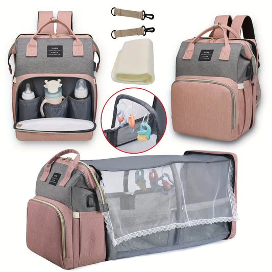 Portable Folding Crib Bed Mummy Bag - Lightweight