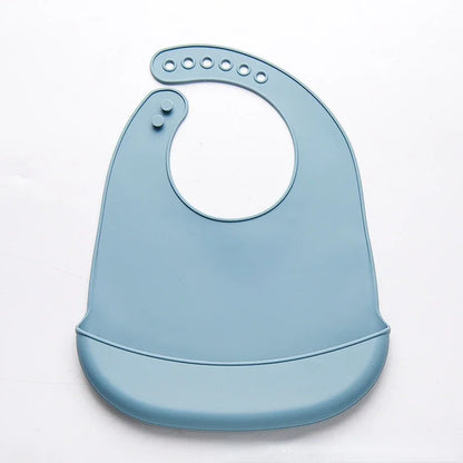 Waterproof Soft Baby Bibs – Silicone & BPA-Free for Mess-Free Mealtimes