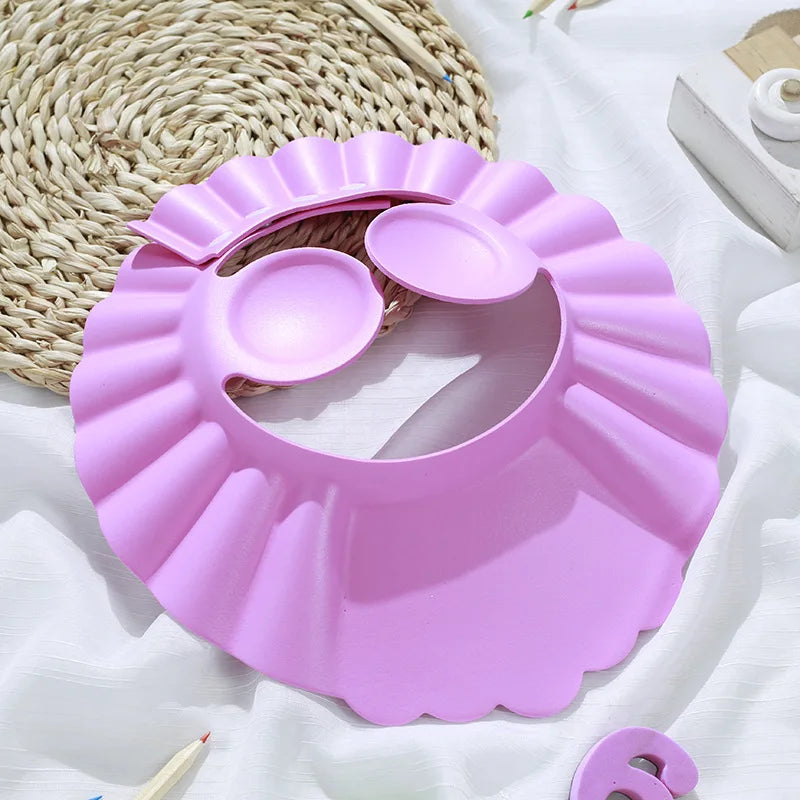 Baby Shower Soft Cap – Adjustable Waterproof