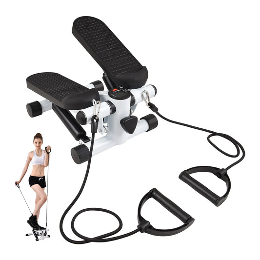 Mini Stepper for home workout with resistance bands